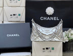 Chanel 2025 Hobo Dumpling Bag 26cm Genuine Calfskin Leather 339343