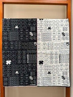 SQUARE SCARF 140 CM IN WHITE MONOGRAM SILK 403998