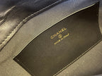 CC Handle Vintage Bag 19cm Black Caviar 277778 GHW