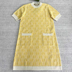 GUCCI SHORT-SLEEVE KNIT DRESS STYLE 70