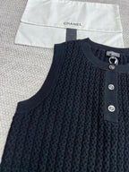 CC Vest Black Wool