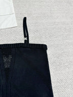 CC Sport Bra Black Wool Viscose
