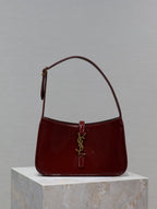 YSL SHOULDER BAG 25 IN RED CALFSKIN GOLD HARDWARE