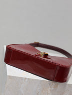 YSL SHOULDER BAG 25 IN RED CALFSKIN GOLD HARDWARE