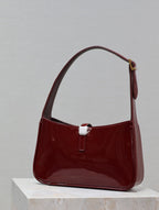 YSL SHOULDER BAG 25 IN RED CALFSKIN GOLD HARDWARE