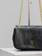 JAMIE 4.3 MINI BAG 20 IN BLACK LAMBSKIN GOLD HARDWARE