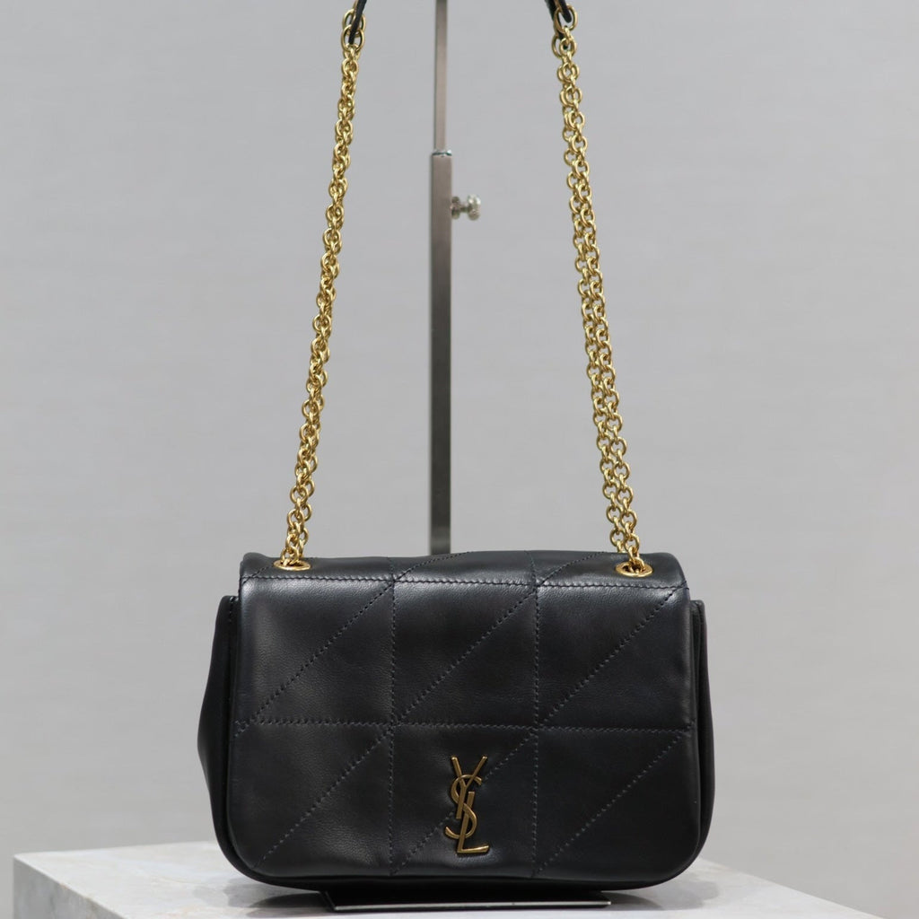 JAMIE 4.3 MINI BAG 20 IN BLACK LAMBSKIN GOLD HARDWARE