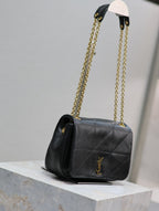 JAMIE 4.3 MINI BAG 20 IN BLACK LAMBSKIN GOLD HARDWARE