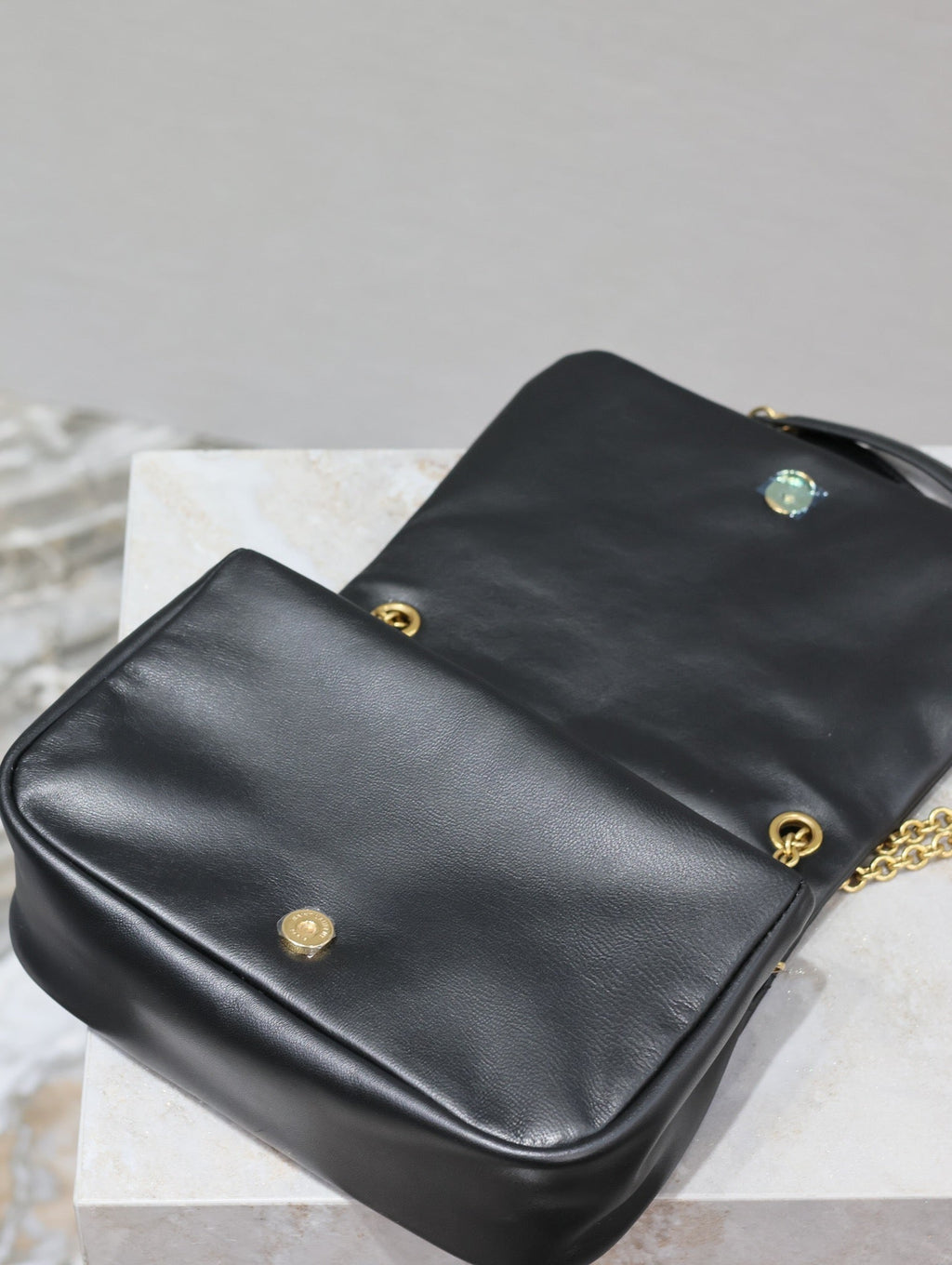 JAMIE 4.3 MINI BAG 20 IN BLACK LAMBSKIN GOLD HARDWARE