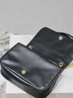 JAMIE 4.3 MINI BAG 20 IN BLACK LAMBSKIN GOLD HARDWARE