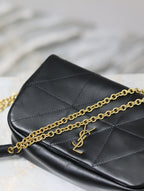 JAMIE 4.3 MINI BAG 20 IN BLACK LAMBSKIN GOLD HARDWARE