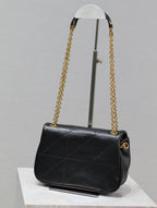 JAMIE 4.3 MINI BAG 20 IN BLACK LAMBSKIN GOLD HARDWARE