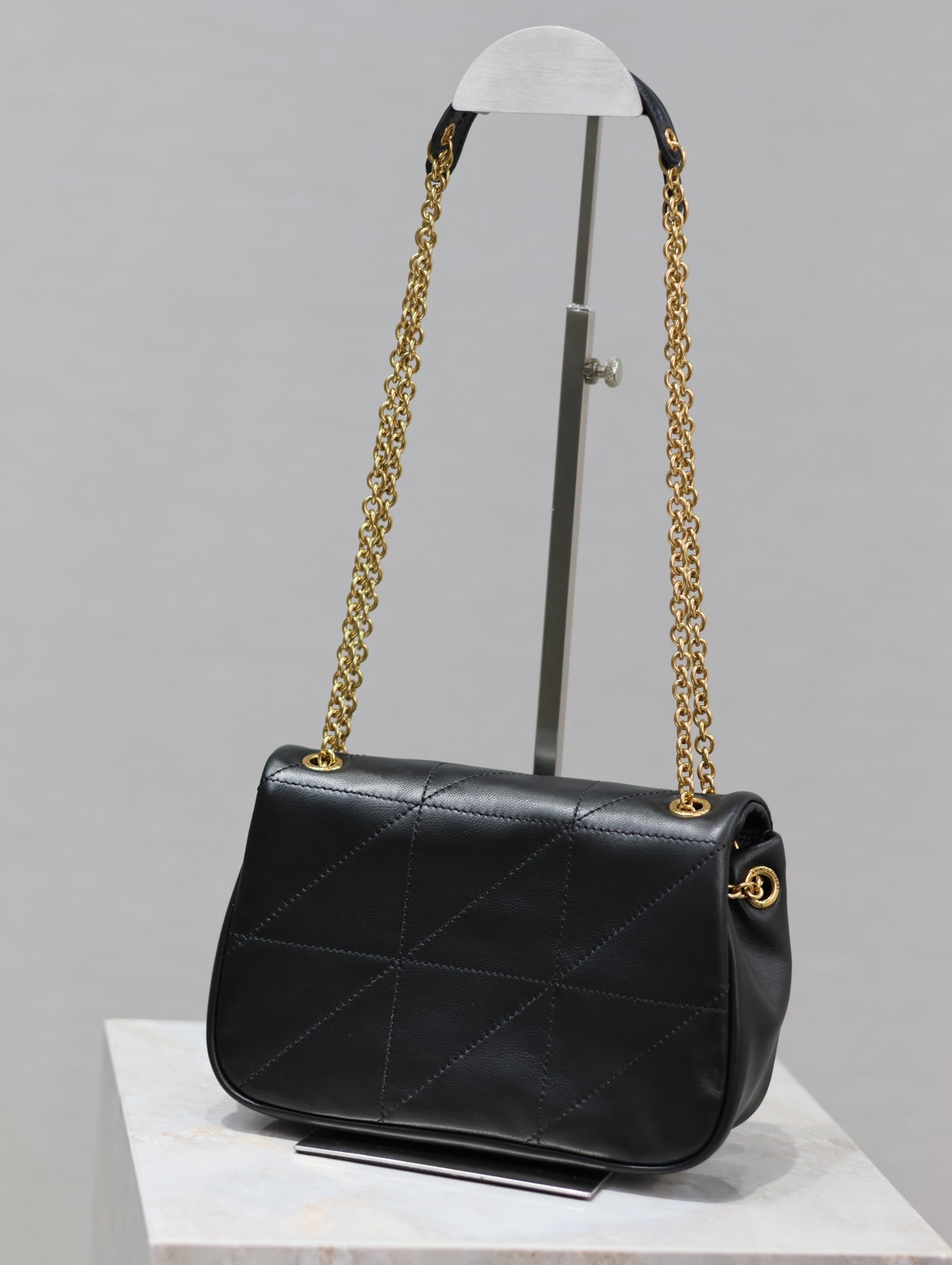 JAMIE 4.3 MINI BAG 20 IN BLACK LAMBSKIN GOLD HARDWARE