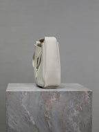 YSL 25S LE 5 À 7 BAG 16 IN BLANC  GRAINED CALFSKIN GOLD HARDWRE