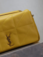 JAMIE 4.3 MINI BAG 20 IN MUSTARD YELLOW LAMBSKIN COPPER HARDWARE
