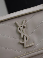 NIKI BABY 22 IN RICE WHITE LAMBSKIN GOLD CHAIN