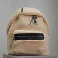 CITY BACKPACK 35 IN BEIGE SHEARLING