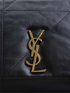JAMIE 4.3 LARGE BAG 43 IN BLACK LAMBSKIN GOLD HARDWARE
