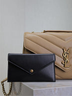 LOULOU MEDIUM 29 IN MILK TEA SHEEPSKIN GOLD HARDWARE