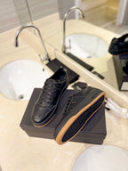 SL SL/61 SNEAKERS BLACK PERFORATED CALFSKIN