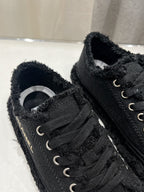 CC SNEAKER BLACK DENIM FABRIC