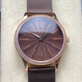 PATEK Calatrava 35mm Pink Gold Chocolate Dial