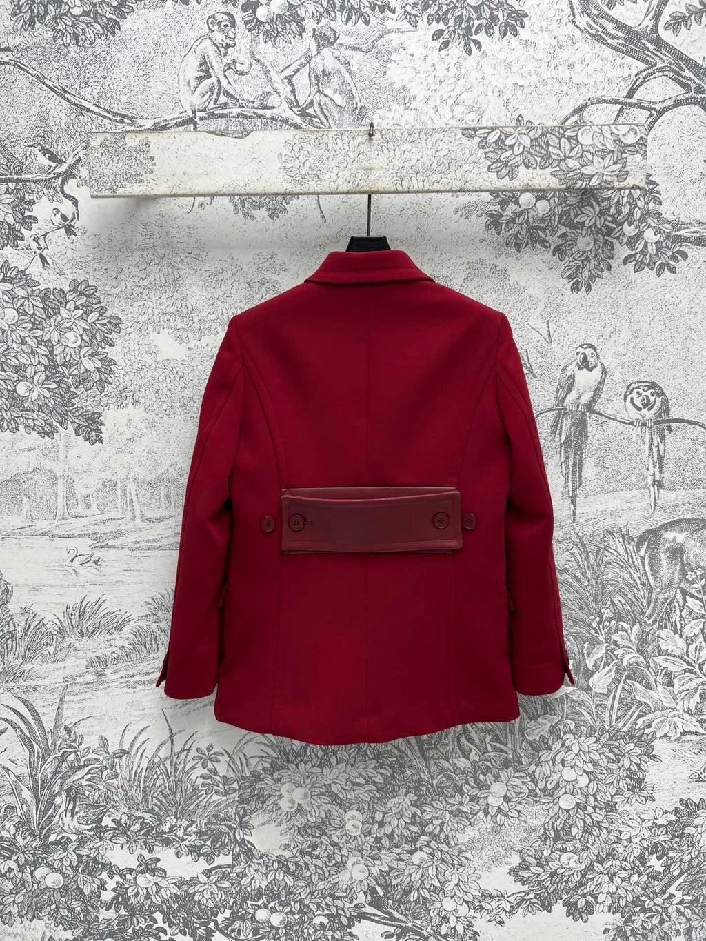 Gucci Suit Jacket Red Wool