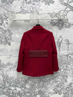 Gucci Suit Jacket Red Wool