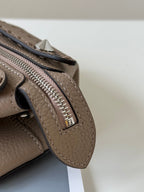 BY THE WAY SELLERIA MINI 20 IN MEDIUM BROWN GRAINED CALFSKIN