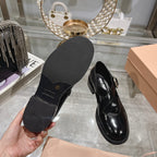 Sandal Black Cowhide With Cross-strap