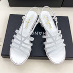 WHITE ROMAN 5 CM SANDALS