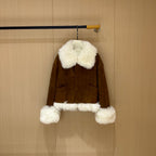 MIUMIU LEATHER DOWN JACKET STYLE 713