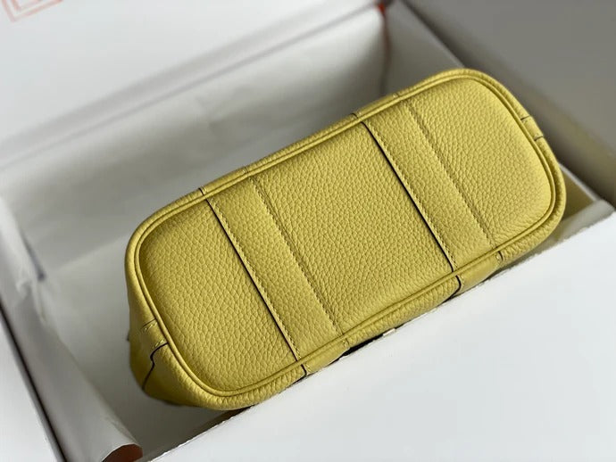 Hermes 2026 Neo Garden Party 23cm Yellow Leather