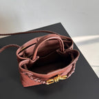 Bottega Veneta 2026 Andiamo Bag 20.5cm Sapele Ostrich Leather