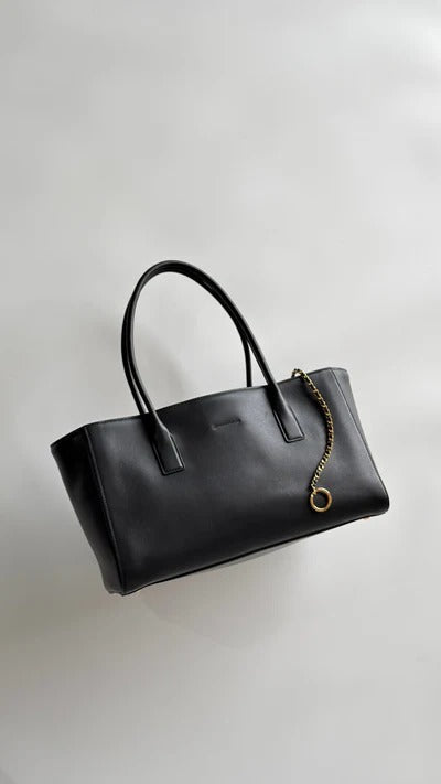 Chanel 2026 Executive Cerf Tote Bag Black Calfskin