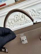 Hermes 2026 Kelly Bag Elephant Grey Epsom Leather