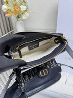 Dior 2026 Bobbi Bag 20cm Black Fabric Leather