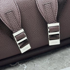 Prada 2026 Backpack Brown Black Saffiano Leather 345785