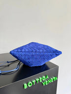 Bottega Veneta 2026 Dust Bag 32cm Blue Suede 137068