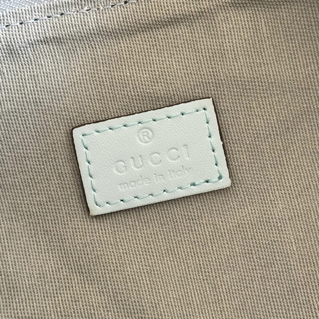 Gucci 2026 Vanity GG-Canvas Top Handle Bag 27.5cm Green Canvas Leather 280774