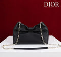Dior 2026 Bow Bag 27cm Black Lambskin