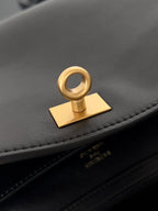 Balenciaga Medium Rodeo Bag 35 Black Calfskin Gold Hardware