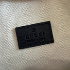 Gucci 2026 Vanity GG-Canvas Top Handle Bag 27.5cm Blue Denim Leather 277185