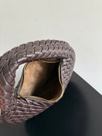 Bottega Veneta Shoulder Bag 35cm Brown Intrecciato Leather