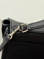 Balenciaga Small Rodeo Bag 29 Black Calfskin Sliver Hardware