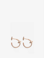 JUSTE EARRINGS PINK GOLD