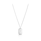 MONOGRAM LOCKET NECKLACE DOG TAG