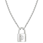 LV CHARITY LOCK NECKLACE