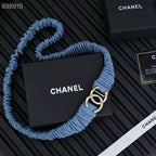25P IN BLUE DENIM COLOR ELASTIC WAIST BELT