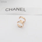 COCO CRUSH QUILTED MOTIF HOOP EARRINGS